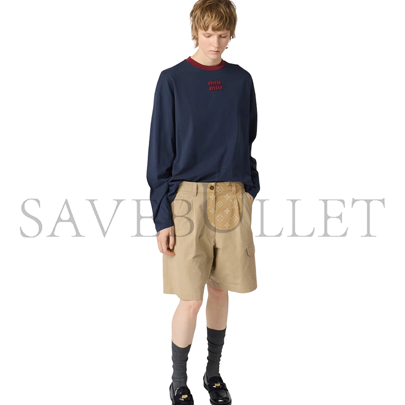 M1v M1v long-sleeved cotton jersey t-shirt mjla31